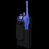 The Condor Patrol Radio Pouch Gen II, a black nylon holster with front flap and securing strap, securely holds your two-way radio—perfect for bushcraft or law enforcement uses.